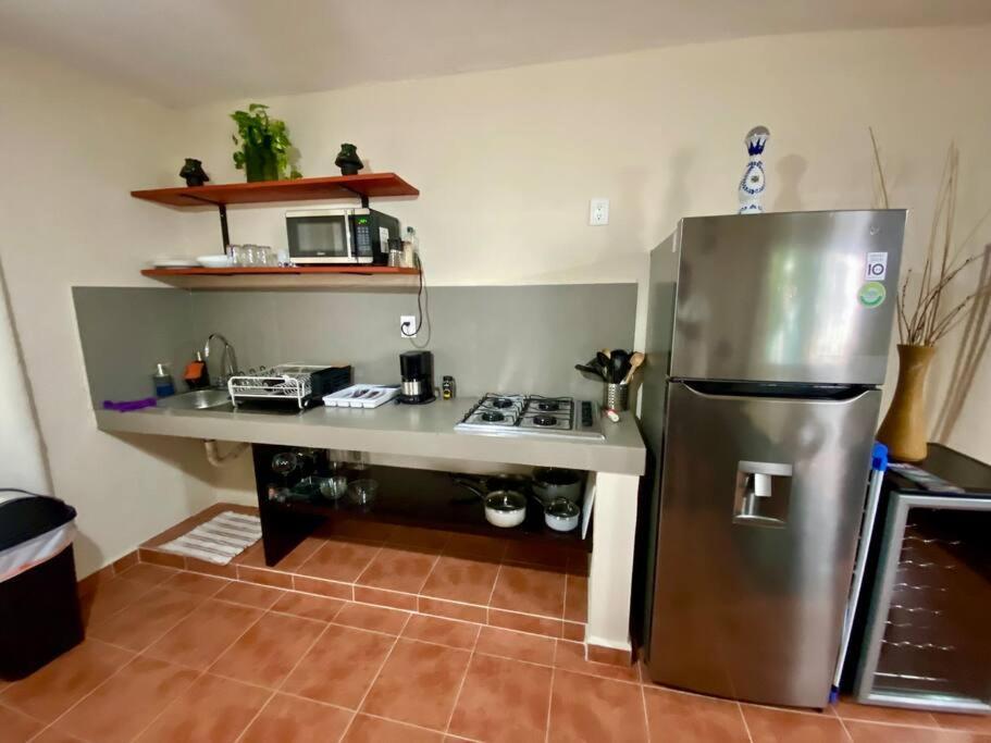Peach35 Apartamento Centrico, 5 Min De La Playa 칸쿤 외부 사진